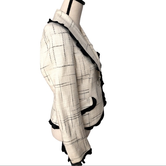 Silk trim blazer 4 | KENNETH COLE NY Blazer with Black Silk Trim | soft - Picture 2 of 11